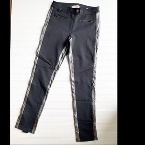 Erin Snow Lois Slim Leg Ski Pant Sz2 Leather Panel